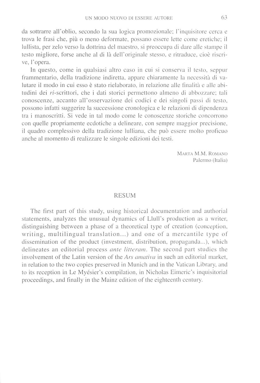 UN MODO NUOVO Dl i.ssiki AUTORl- 63 da sottrarre ail'oblio, secondo la sua logica promozionale; Pinquisitore cerca e trova lc frasi che.