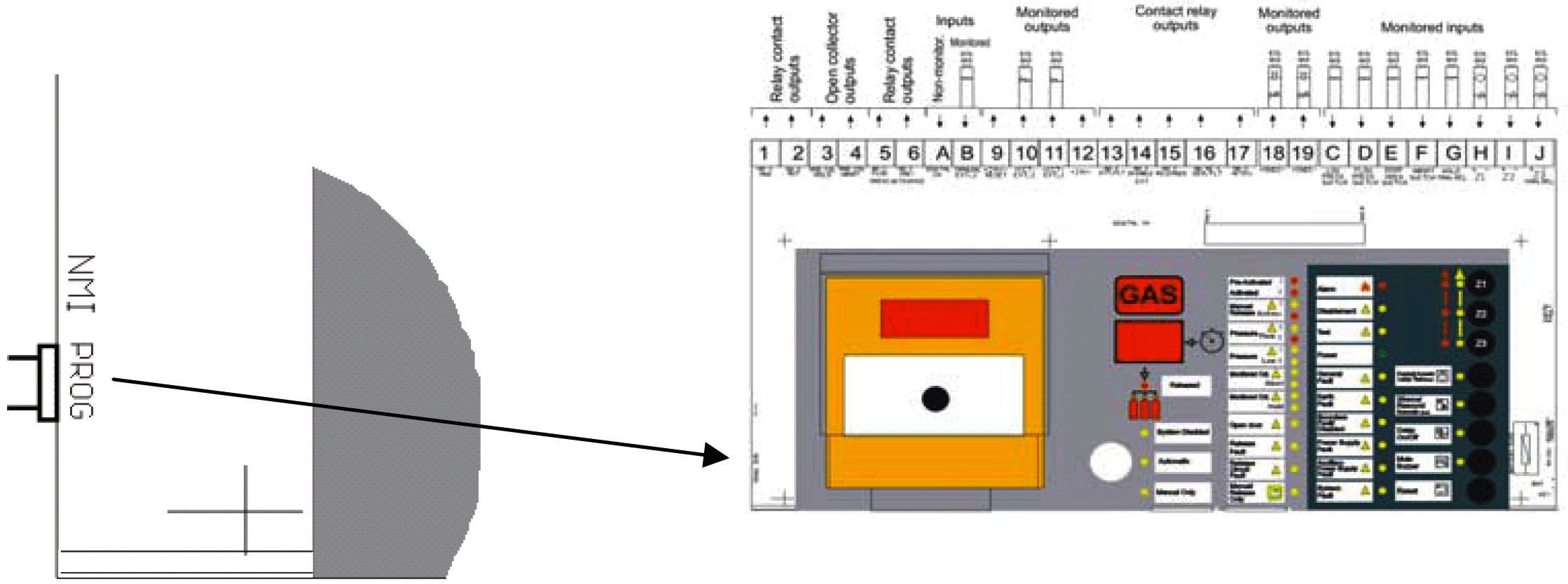 3.16 Ritardo Sirene (stato di preattivazione) NOTA: Per accedere alla modalità di programmazione, aprire lo sportello della centrale, e ponticellare con un jumper i due terminali del connettore PROG