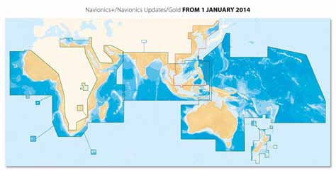 Per le Americhe, le coperture rimangono le stesse del 2013 (US&Canada, Caribbean & South America).