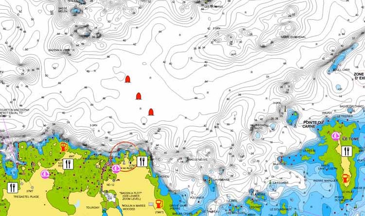 I Community Edits possono essere visualizzati su modelli di plotter GPS selezionati (vedi sotto).