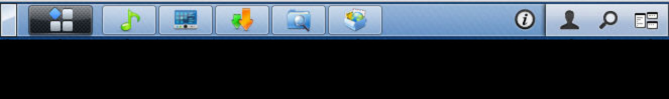 Guida dell utente di Synology DiskStation Per creare un collegamento sul desktop di un'applicazione: Trascinare la sua miniatura dal Menu principale sul desktop.