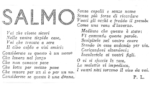 levi_se_questo_e_un_uomo:rs 27/03/2012 17.13 Pagina 6 Se questo è un uomo Da De Silva a Einaudi Un incidente.