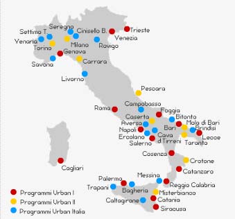 4.1 I PIC Urban e il Programma Urban Italia in Puglia L attenzione nei confronti delle città ed il desiderio di risolvere i gravi problemi economici, ambientali e sociali che lì vi si concentrano non