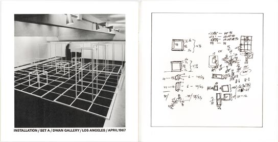 1. Serial project # 1, 1966, [New York], estratto editoriale di Aspen Magazine n. 5+6, 1967; 20x20,2 cm., brossura, pp.