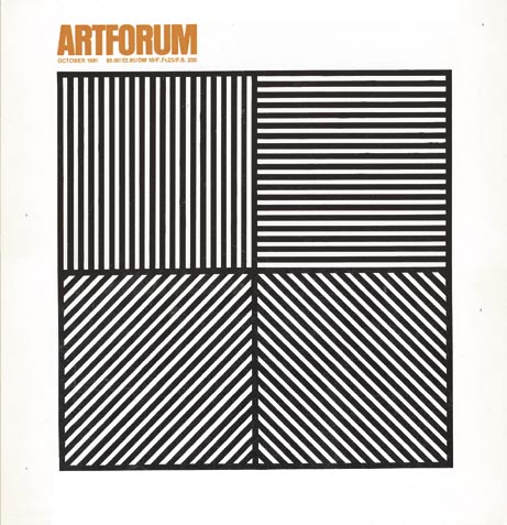 50. A project by Sol Lewitt, New York, Artforum - October, 1981; 26,6x26,3 cm., brossura, pp.59/64, pp. [5], copertina illustrata da Sol Lewitt.