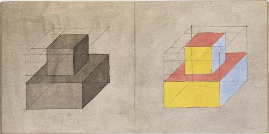 53. Sol Lewitt, Chagny, Pietro Scarpa, Pascal Petit au fond de la cour a droite, 1984;