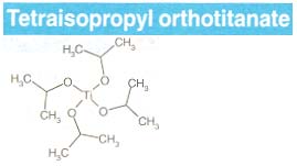 Figura 8: Struttura chimica del tetraisopropilortotitanato (TPOT).