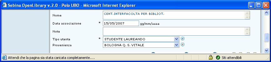 Se si desidera personalizzare questi dati a fini statistici e ai fini di particolari configurazioni per il prestito (per es.