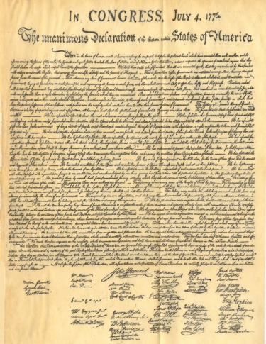 Tutti gli uomini sono stati creati uguali Thomas Jefferson fu il primo ad usare questa frase nella Dichiarazione di Indipendenza degli Stati Uniti (1776) come