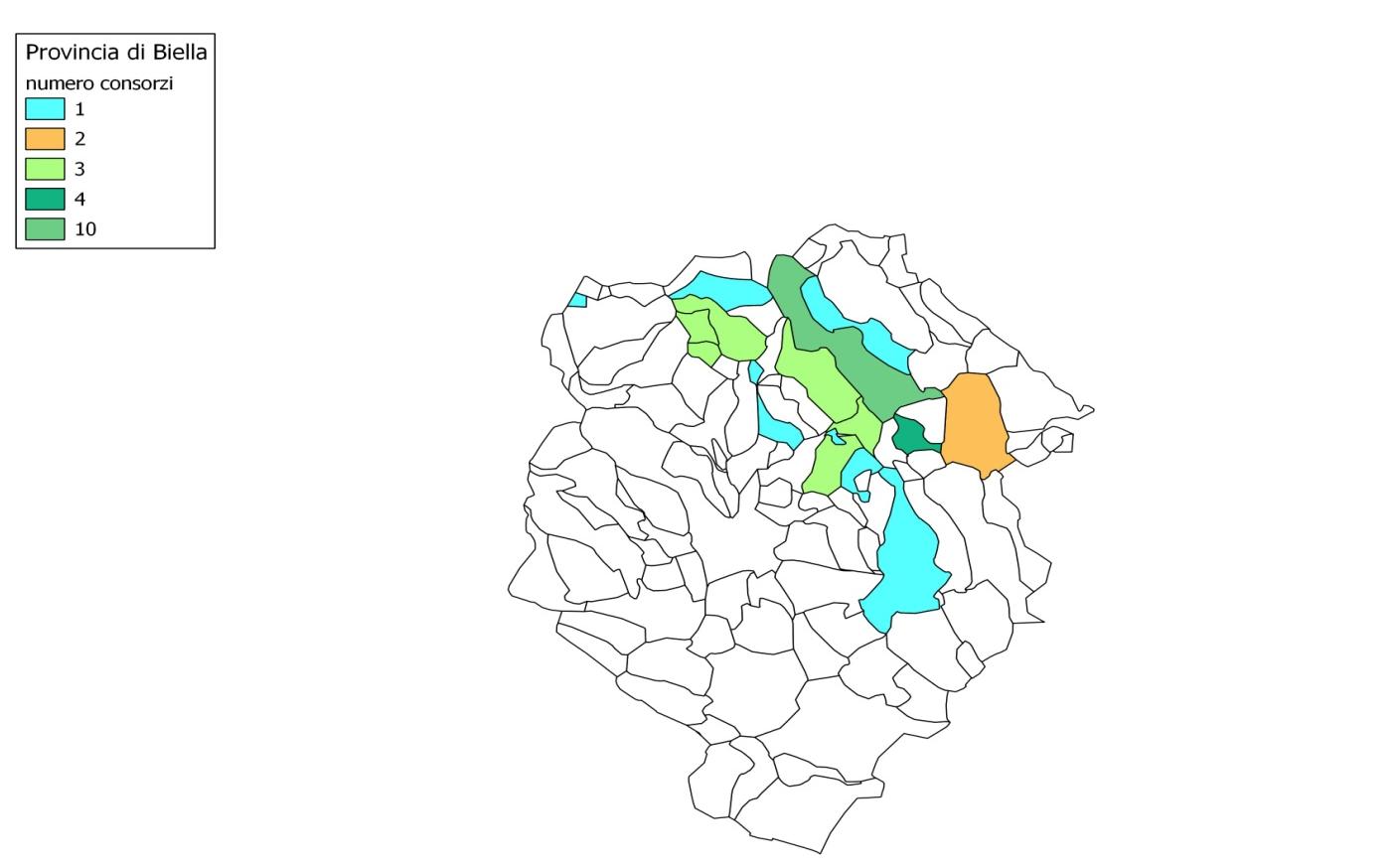 All'associazione aderiscono 29 consorzi privati, per un totale di più di 1400 utenti, circa 65 km di rete e un centinaio di fonti 87.