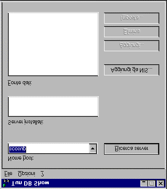 2 CONFIGURAZIONE E USO Controllo del funzionamento di Tun SQL " Eseguire Tun DB Show Al termine dell'installazione e della configurazione di Tun SQL su Windows e su UNIX è necessario controllarne il