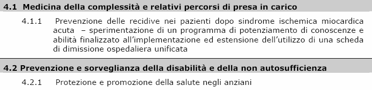 4 - Prevenzione delle