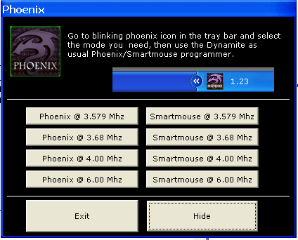 Utilizzo della modalità Phoenix / Smartmouse L Add-on deve essere collegato al computer tramite un cavo seriale Pin to Pin.