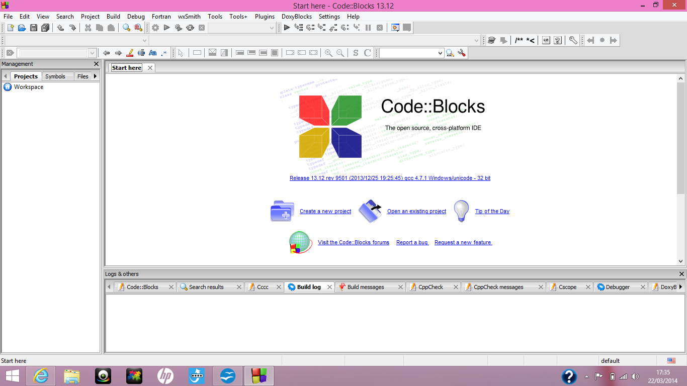 Code::Blocks è un IDE (Integrate