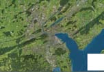 9,9 km inquadramento dimensionale Zurigo 91,88 kmq / 345