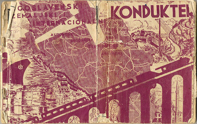 4.4.2 Kondukter - Orario L orario jugoslavo e internazionale delle comunicazioni tranviarie, navali, ferroviarie e aeree del 1938 è un documento realmente esistente custodito nell archivio dello