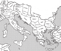 Fig. 1 - Le province di Diocleziano