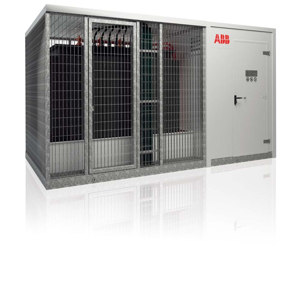 Stazioni chiavi in mano ABB ULTRA-MVC-S da 770 a 3110 kw Soluzione chiavi in mano composta da un inverter ULTRA e una cabina di media tensione (MVC-S).