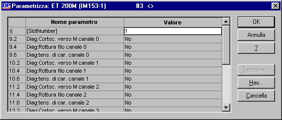 Esempio di progettazione PROFIBUS DP 5LVXOWDWR alle identificazioni d indirizzo per 8DE e 4AA vengono correlati i prossimi indirizzi liberi di un kachel P.