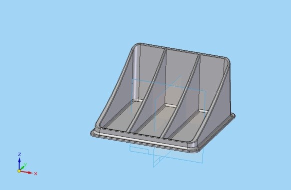 8 Progettaione e realiaione stampo L oggetto scelto dall AESA ecnopolimeri come modello per la realiaione del prototipo di stampo consiste in un cuneo ferma ruote.