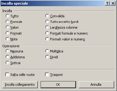 Inserimento di testo, numeri e formule in una cella (macro registrabile) Sintassi: ActiveCell.