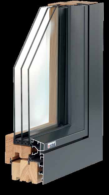A filo facciata, cubiche all interno La finestra in legno-alluminio con una marcia in più: CUBIC F.line entusiasma per il suo design fresco e moderno.