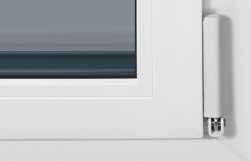 Inoltre, sono disponibili anche guarnizioni del vetro color grigio chiaro visibili a finestra chiusa.