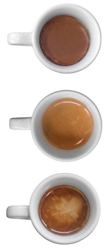 L Espresso Perfetto Immagini Definiamo un estrazione perfetta quando il caffè ha le caratteristiche che desideriamo in un vero ESPRESSO: una crema caratterizzata da una tessitura fine, una superficie