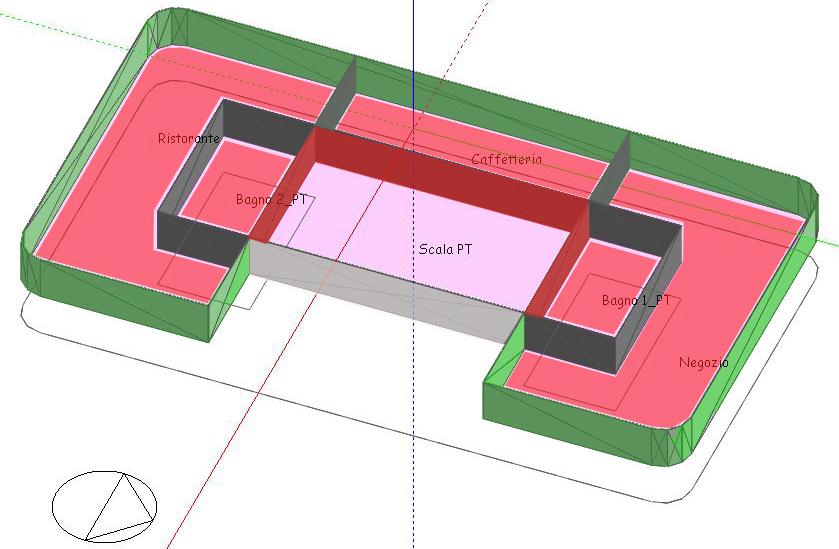 3.2.3 Applicazione della UNI/TS 11300 al caso studio Il calcolo semplificato del fabbisogno energetico, attraverso il modello fornito dalla norma UNI/TS 11300-1, è stato condotto simulando