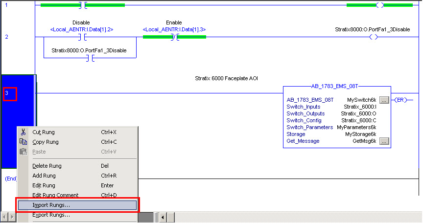 9. Nella finestra Import Configuration fare clic su OK.