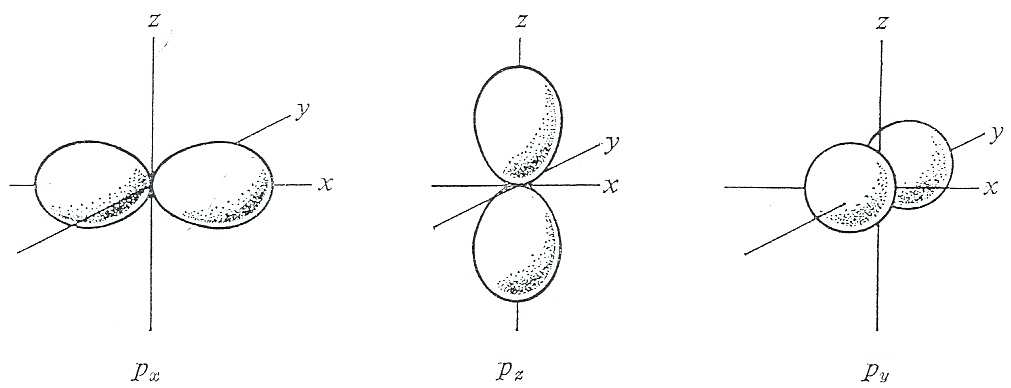 6.8. Il significato fisico degli orbitali p 88 diagramma che mostri contemporaneamente la variazione della funzione Θ e Φ che non è altro che la funzione Θ Φ.