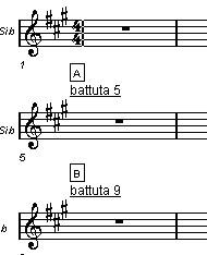 Export grafico di parti dello score È possibile esportare graficamente degli esempi musicali o