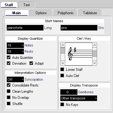 Appendice C Per la quantizzazione possiamo effettuare due scelte: quantizzare fisicamente le note riconducendole a posizioni musicali esatte; effettuare solamente una quantizzazione video, cioè