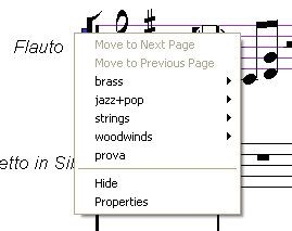 Appendice C Le impostazioni della finestra Score Settings, a eccezione della tonalità, possono essere memorizzate in preset poi riutilizzabili per altri strumenti.