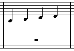 Appendice C Spostamento delle note tra le voci Le note musicali possono essere assegnate a voci differenti rispetto a quelle originali.