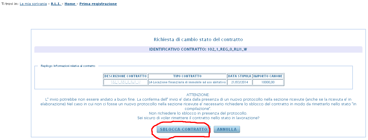 Tale operazione può essere eseguita selezionando la funzione di controllo dell anomalia: N.B.