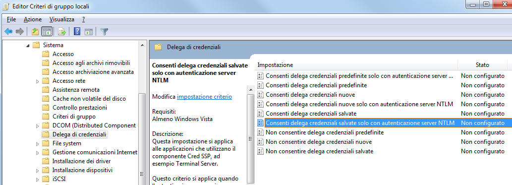 FAQ D: Ho impostato la modalita seamless e specificato utente e password predefiniti per l accesso automatico a windows.