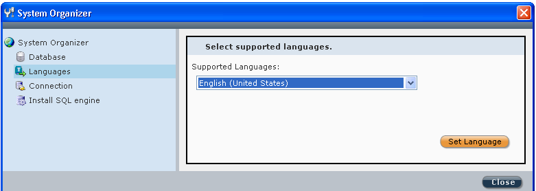 1.6 Impostazione della Lingua del Software di Configurazione Per impostare la lingua del software: 1.