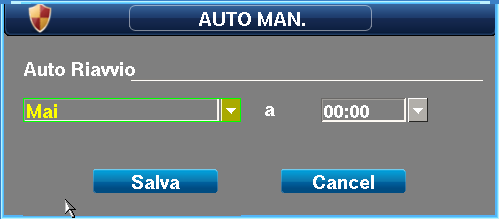 Modifica restrizioni utenti Riut: User: Memo : Aut: se selezionato l utente può essere utilizzato contemporaneamente da più client.