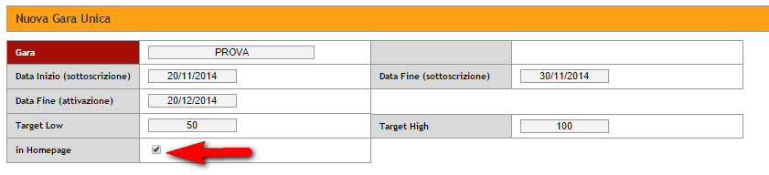 GARA UNICA 1 INTRODUZIONE In CRM è possibile creare e personalizzare la Gara Unica e seguirne l andamento in tempo reale grazie ad un accurato sistema di report statistici.