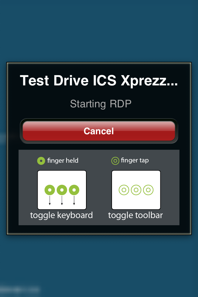32 CAPITOLO 3. LE APPLICAZIONI è possibile visionare una dimostrazione dell applicazione, la voce Test Drive ICS Xprezz.