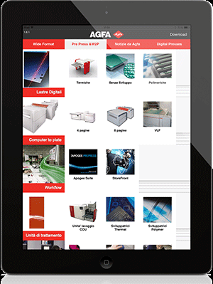 L App Agfa Grafitalia Italia è il modo più facile e immediato per accedere a tutti i contenuti relativi ai prodotti e ai servizi presentati in occasione della fiera dell editoria professionale.