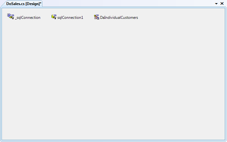 dichiarato usando il metodo MapDataAdapter fornito da CAESP attraverso la classe BaseDoObject. Inoltre, come mostrato nella Figura 25, un DataObject può contenere più di un DataAdapter.