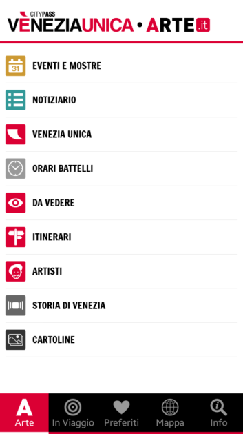 Screenshot app da smartphone Figura 3.1 - Di rilievo è anche il cityblog Veneziadavivere.