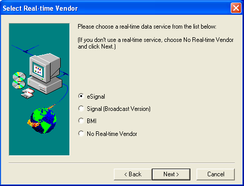 1. Installazione di WIMServer per Metastock a.