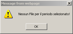 Nell eventualità in cui nel tentativo di recupero dei file di alcuni autisti sia visualizzato il seguente messaggio: Potrebbe dipendere dalla mancata selezione dei flag sulle voci Elimina file dopo