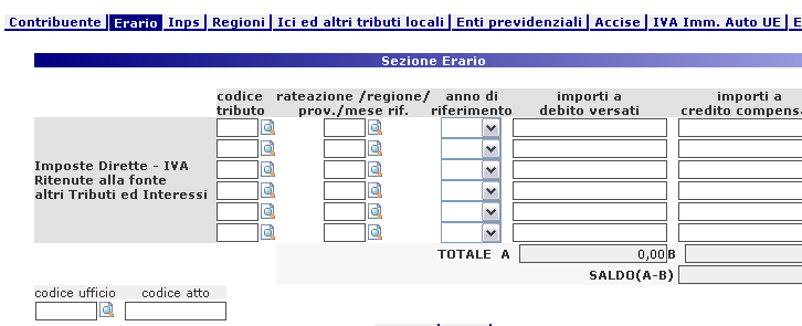 doppio click su di essi viene si apre una finestra di scelta.