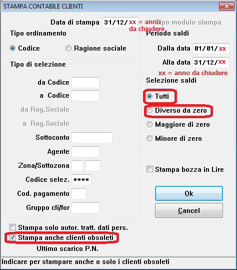 di chiusura fiscale ai fini del bilancio CEE utilizzando il programma CREA SITUAZ. CONTAB. Dal menù Coge -> Crea Sitauz. Contab.