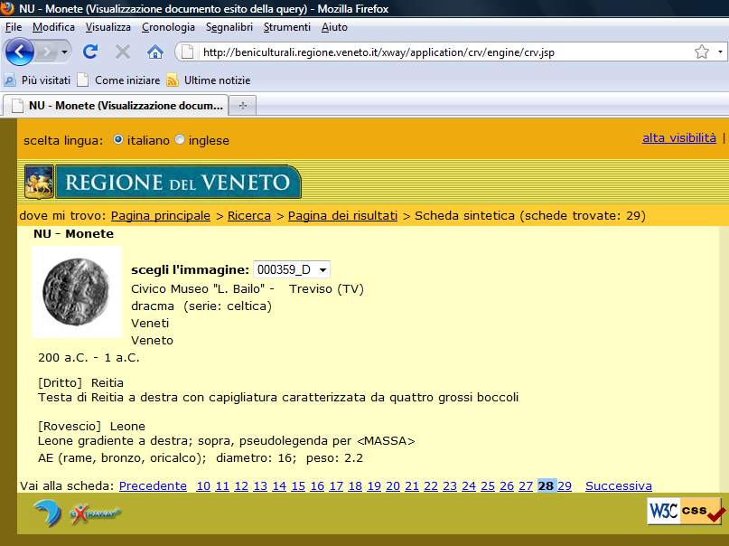 passo 4 le schede sono tradotte in formato RDF/XML 61 in funzione della ontologia di riferimento.