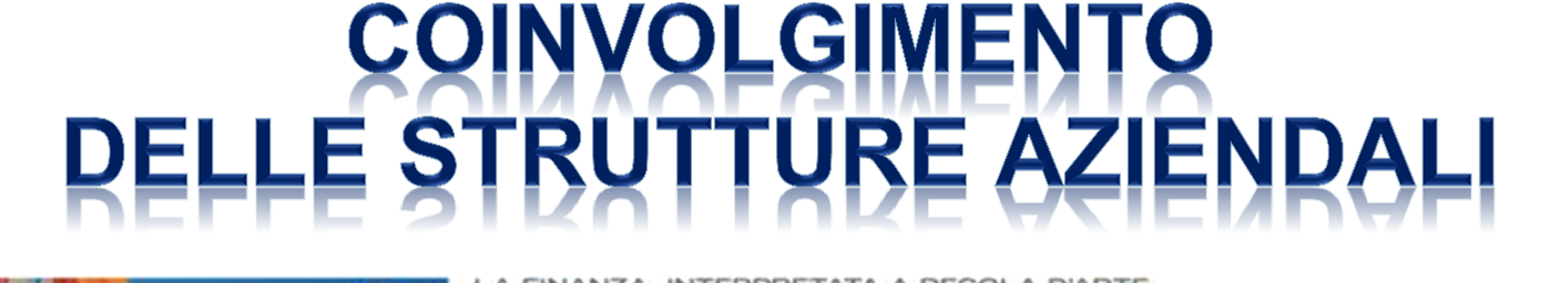 Condivisione L Operational Risk Manager deve essere sempre più un facilitatatore che insieme ai diversi Risk Owner (i Process Owner del rischio) sparsi nell organizzazione della Banca analizza e